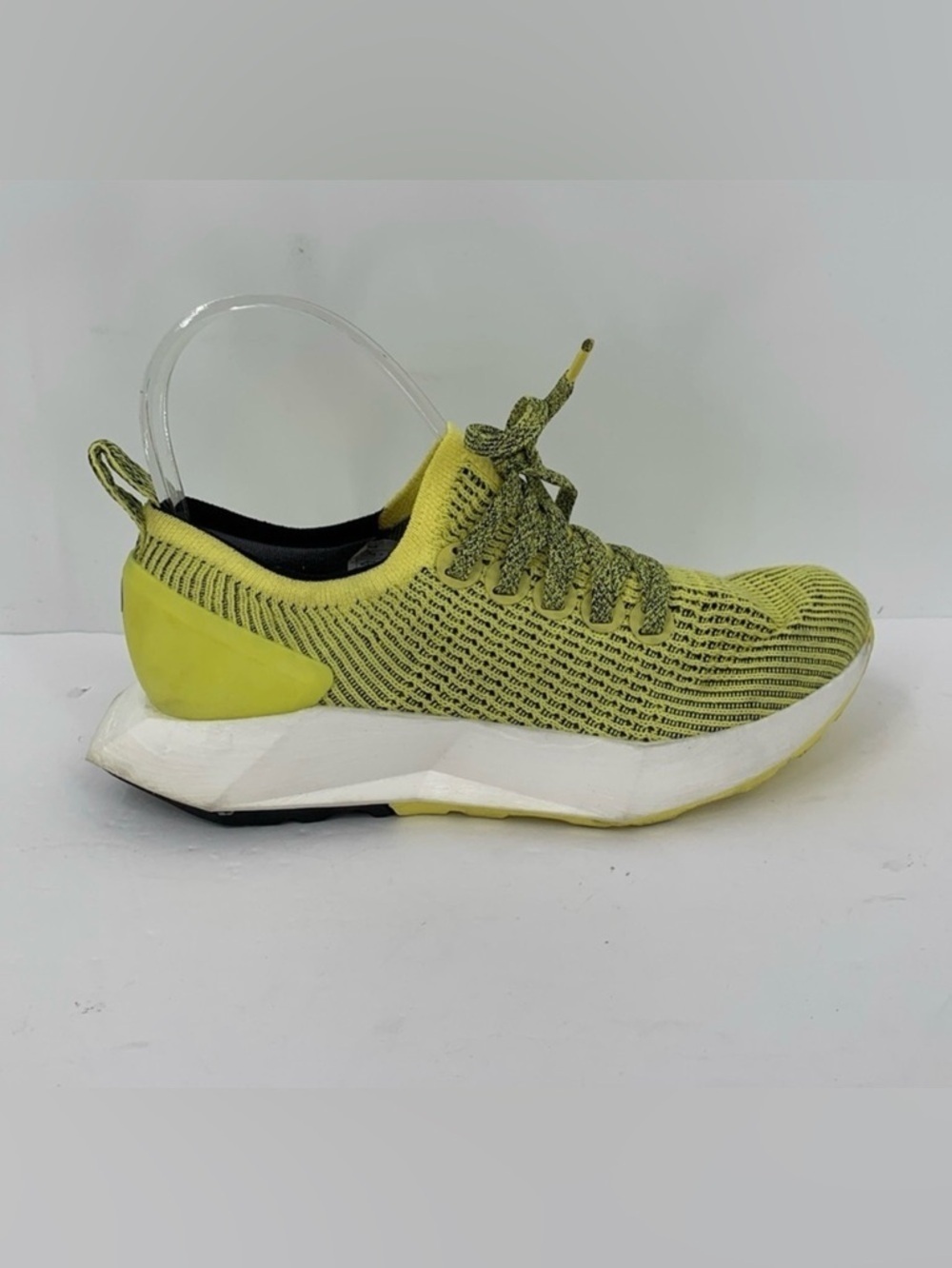 Allbirds Tree Flyer sneaker shoe mesh stretch yellow black slip-on tie women 5